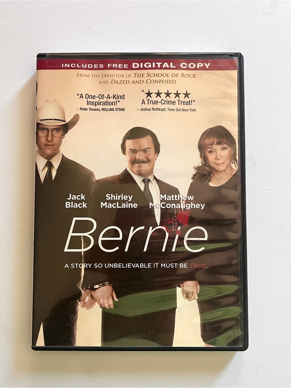 Bernie (DVD) - Jack Black, Matthew McConaughey - Beige and Black